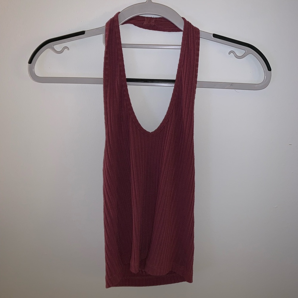 Pacsun tight halter crop top